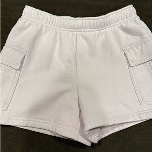 Aritzia sugarplum (lilac) Cargo Pocket Shorts